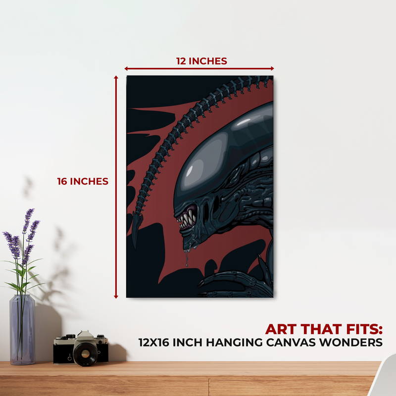 XENOMORPH WALL CANVAS DECOR