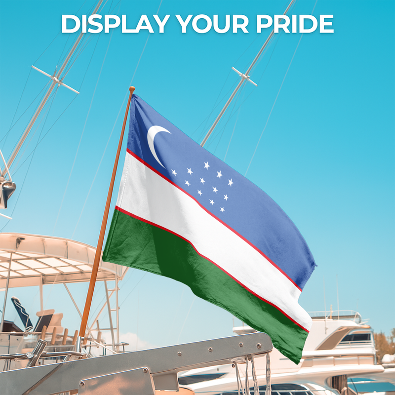 UZBEKISTAN FLAG