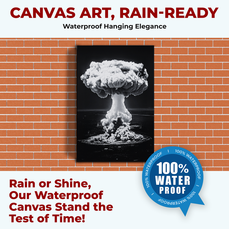 ATOM BOMB CANVAS DECOR