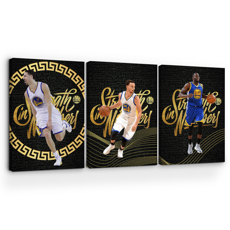 GOLDEN STATE WARRIORS WALL CANVAS