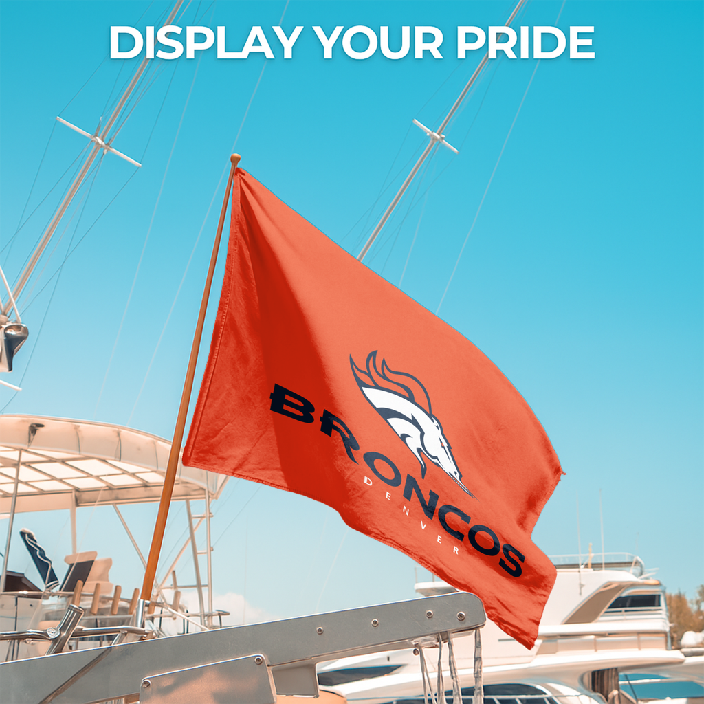DENVER BRONCOS FLAG
