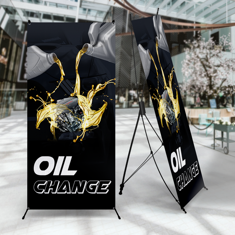 OIL CHANGE SERVICE X-BANNER