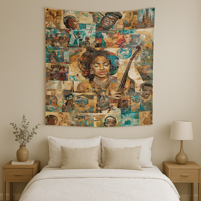 HBCU PRIDE CHRONICLES WALL TAPESTRY