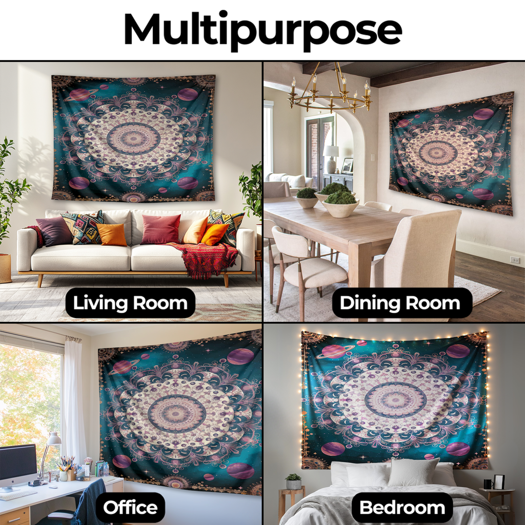 MYSTIC MANDALA TAPESTRY