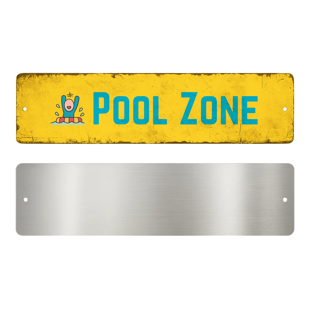POOL ZONE SIGN