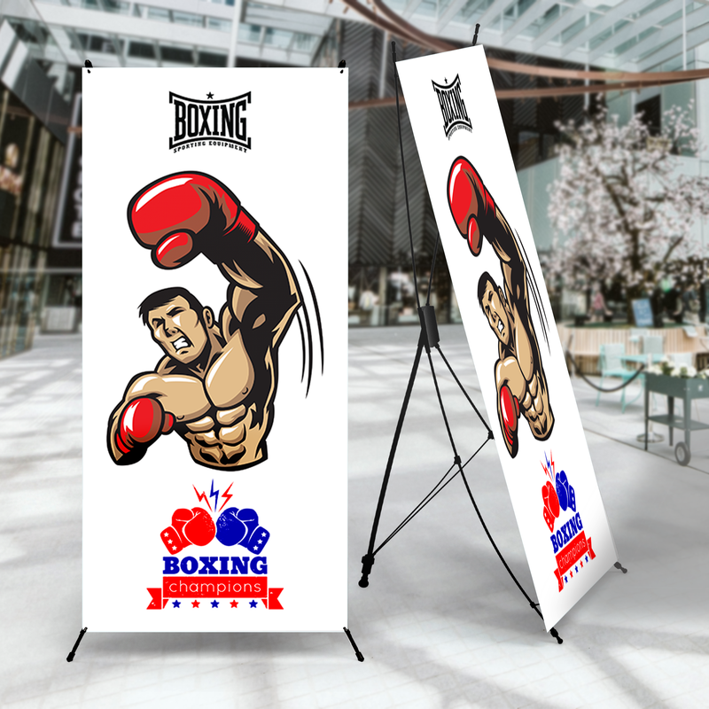 BOXING SPORTING EQUIPMENT  X-BANNER