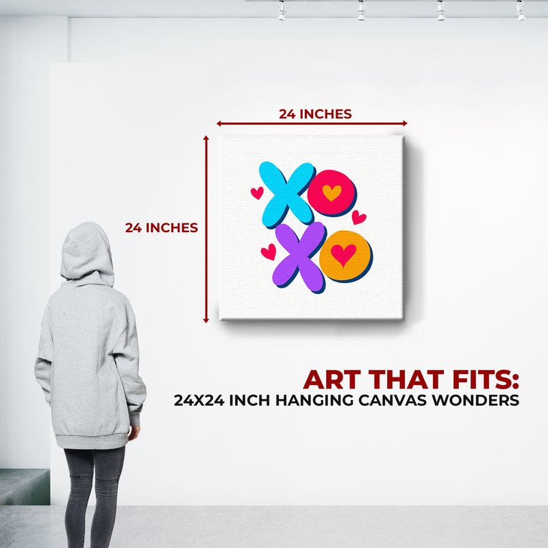 XOXO CANVAS DECOR