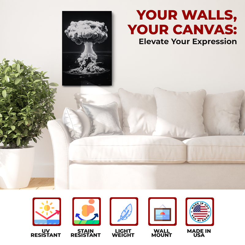 ATOM BOMB CANVAS DECOR