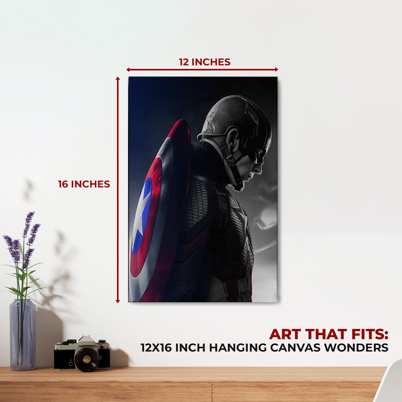 CAPTAIN AMERICA WALL CANVAS DECOR