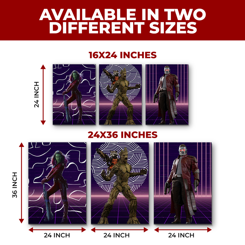 GUARDIANS OF GALAXY CANVAS DECOR