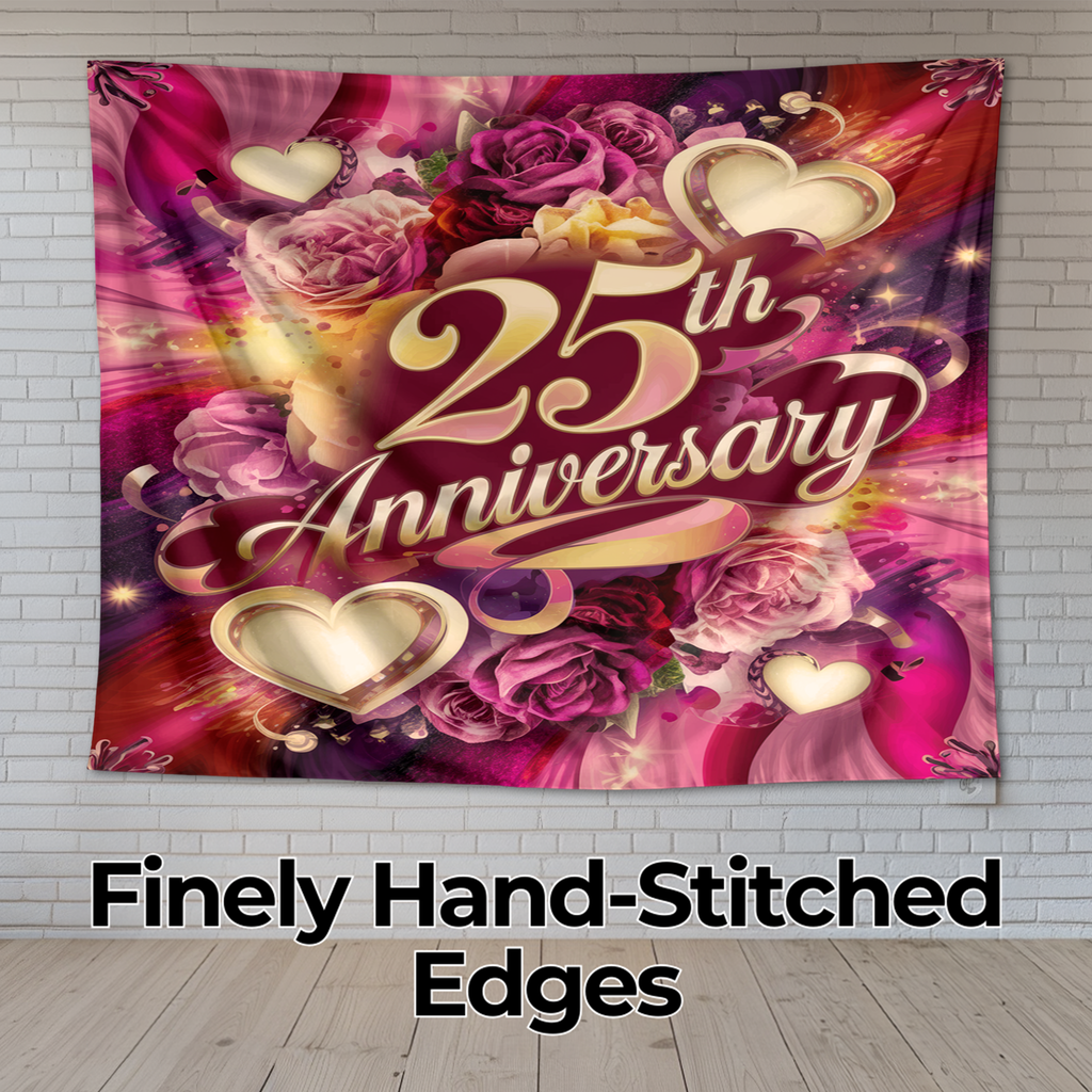 25TH ANNIVERSARY WALL TAPESTRY