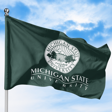 MICHIGAN STATE UNIVERSITY FLAG
