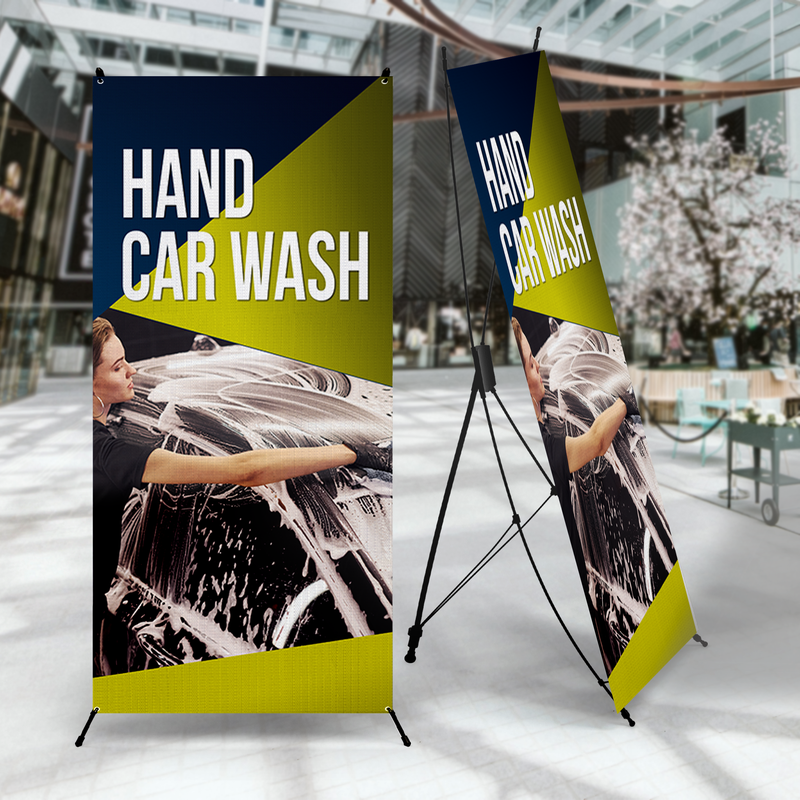 HAND CAR WASH X-BANNER