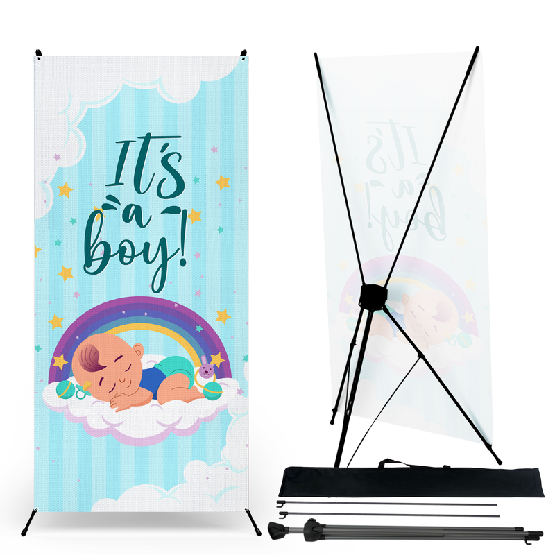 IT'S A BOY BABY SHOWER X-BANNER