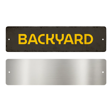 BACKYARD SIGN