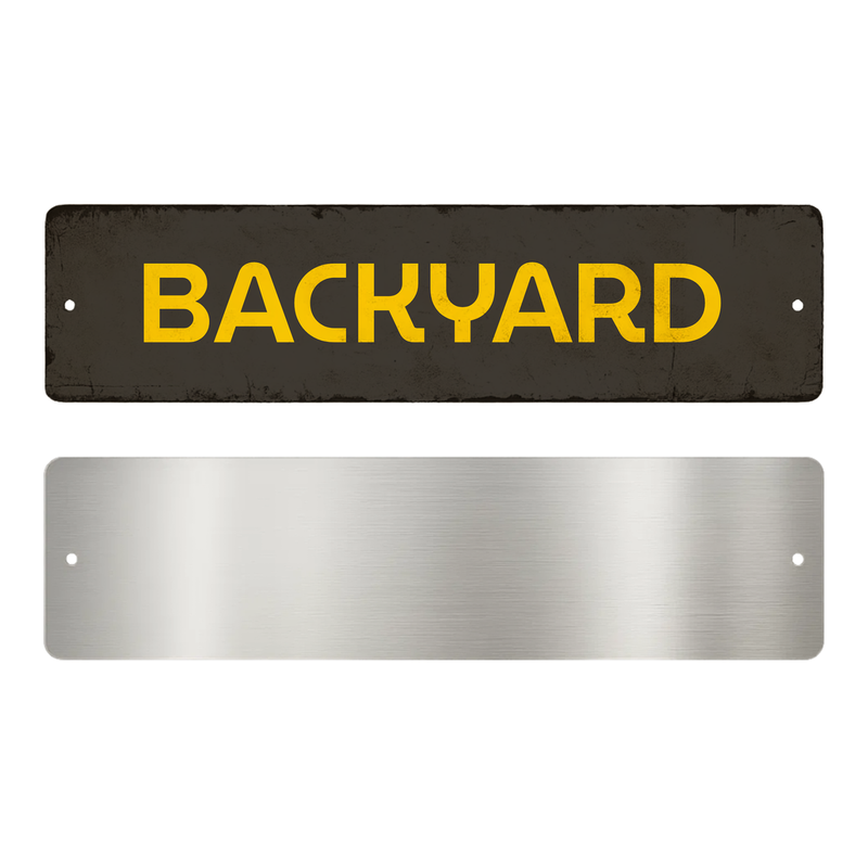 BACKYARD SIGN