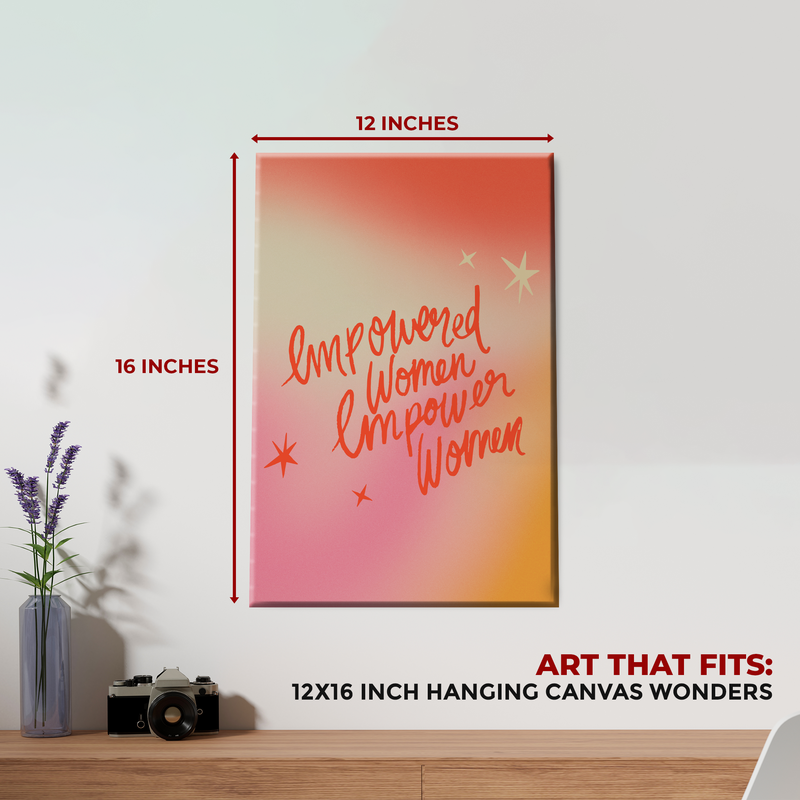 EMPOWERED WOMEN DECOR CANVAS