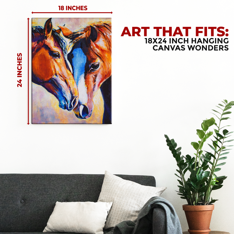 HORSES DECOR CANVAS