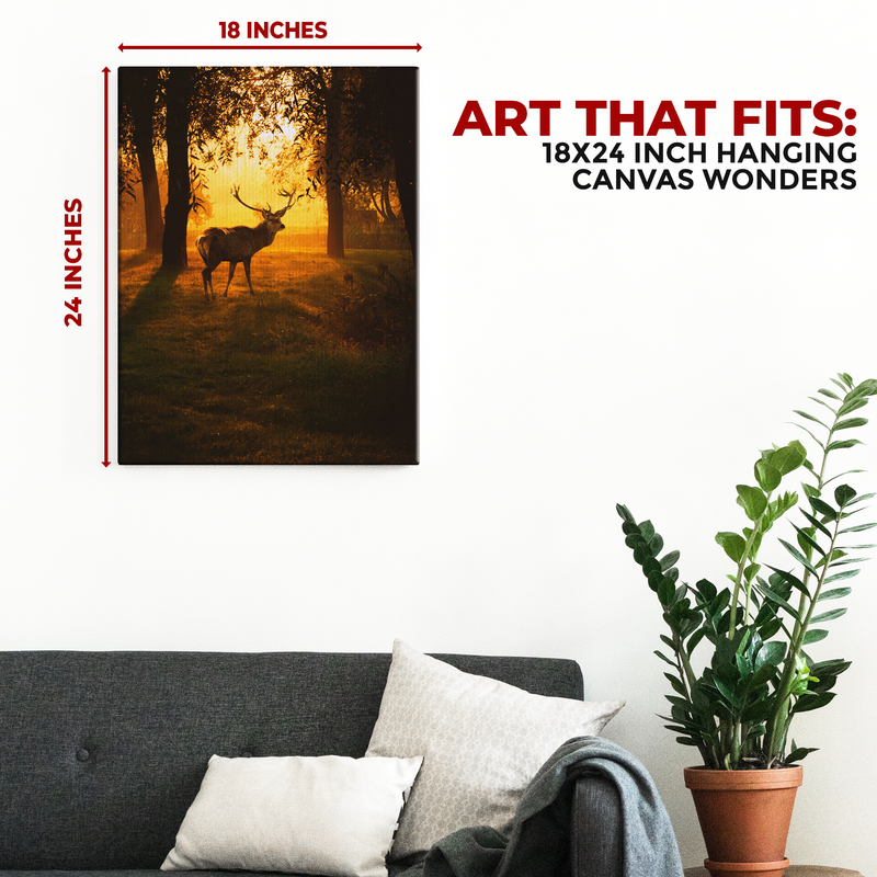 DEER DECOR CANVAS