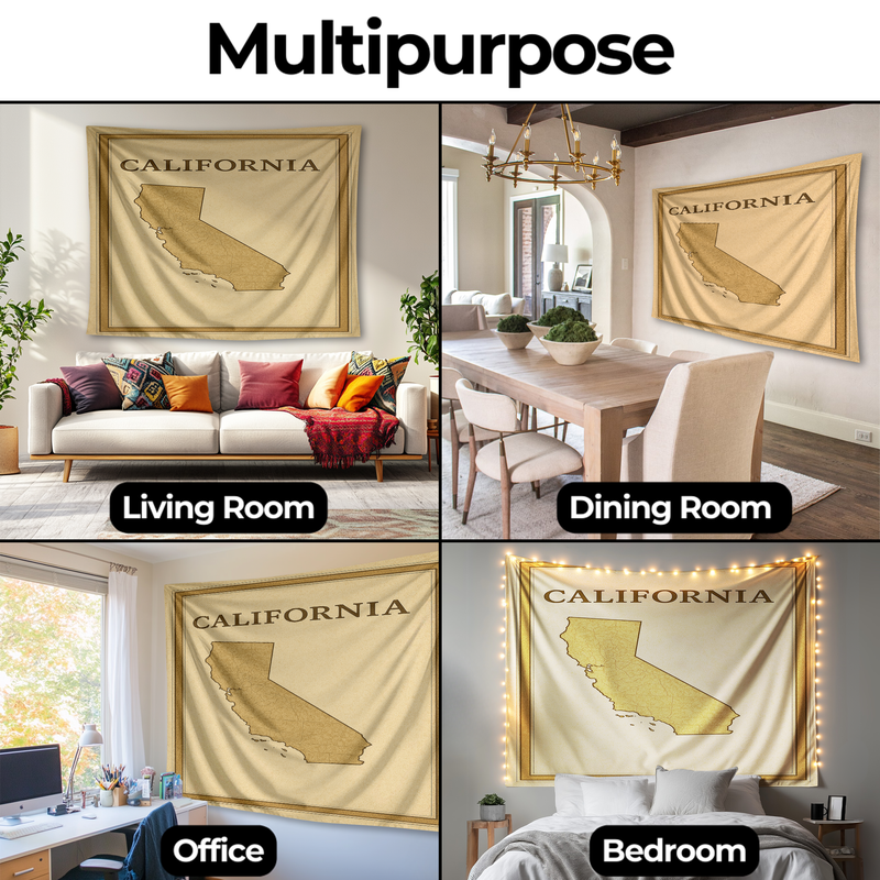 CALIFORNIA WALL TAPESTRY