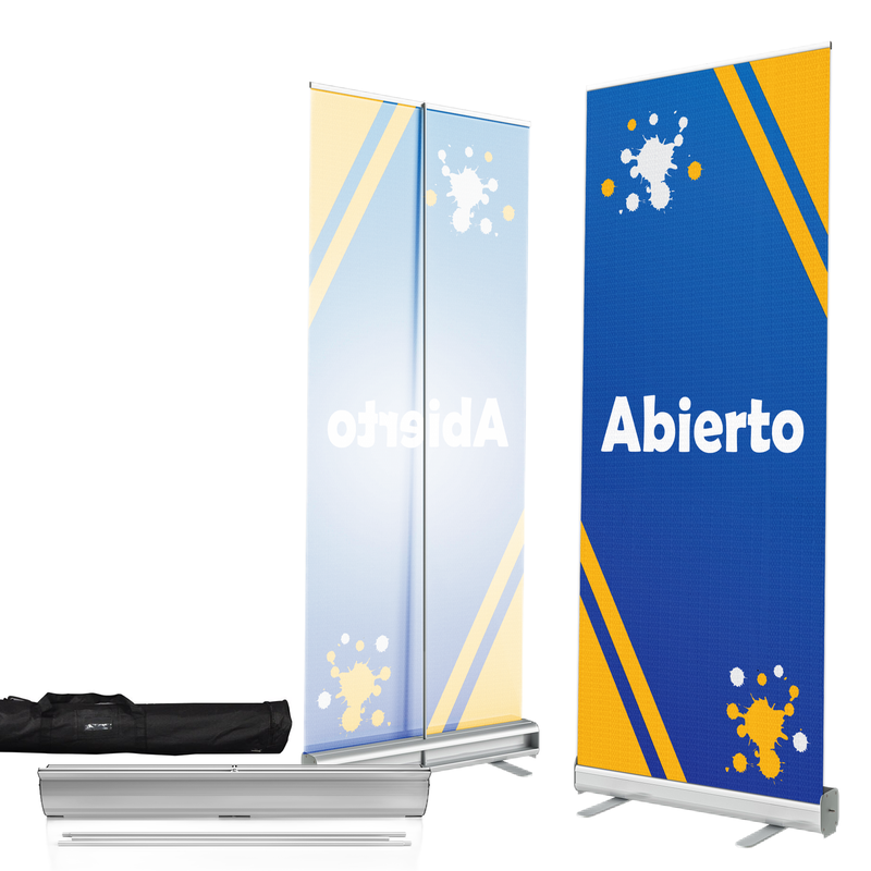 ABIERTO (OPEN) BANNER RETRACTABLE
