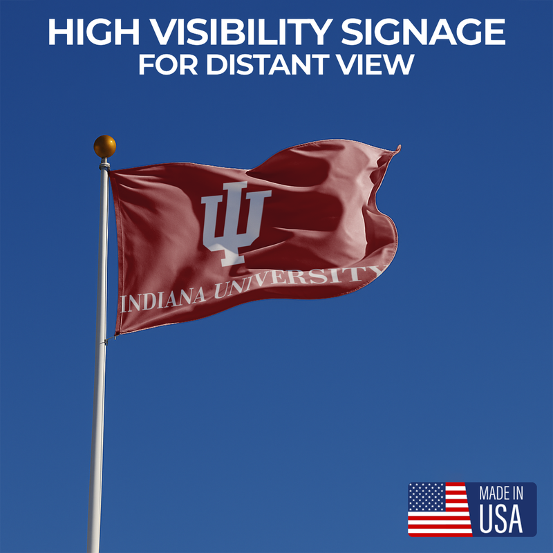 INDIANA UNIVERSITY FLAG