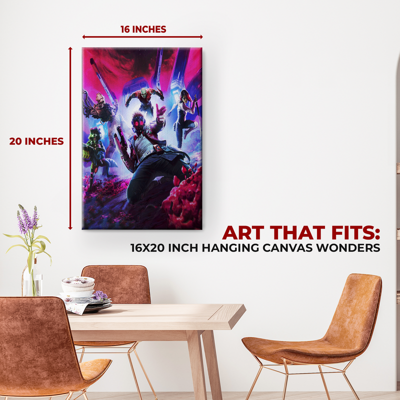 GUARDIANS OF GALAXY WALL CANVAS DECOR