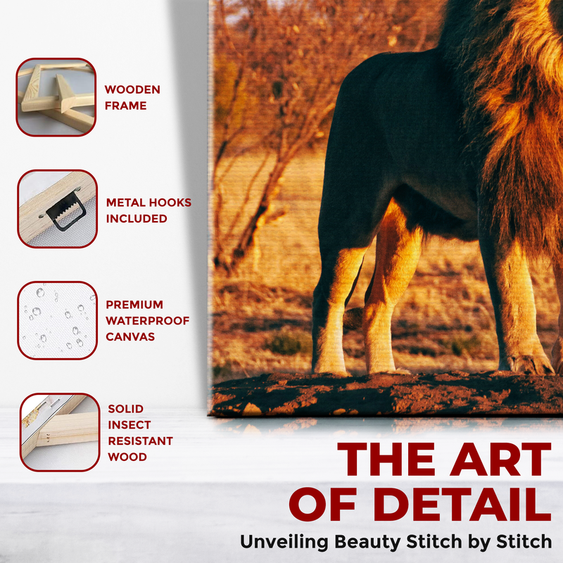 LION CANVAS DECOR