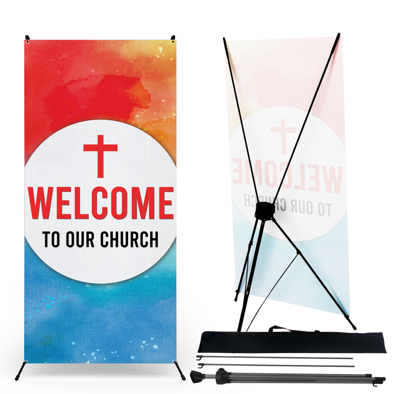 WELCOME TO OUR CHURCH X-BANNER