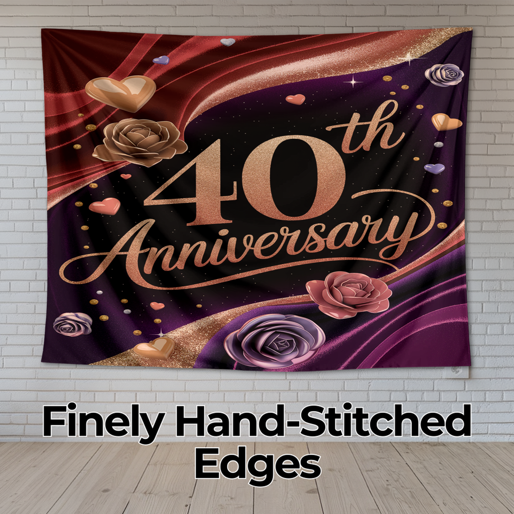 40TH ANNIVERSARY WALL TAPESTRY