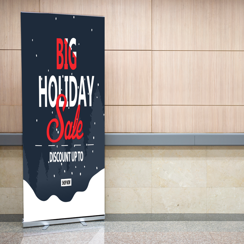 HOLIDAY SALE BANNER RETRACTABLE