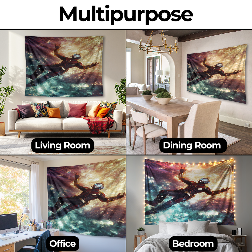 QUANTUM REALM ADVENTURES WALL TAPESTRY