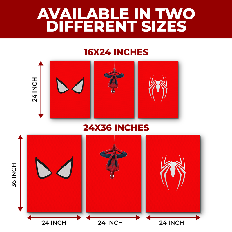 RED SPIDERMAN CANVAS DECOR