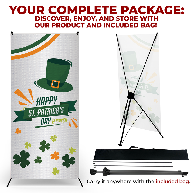HAPPY ST PATRICK'S DAY X-BANNER