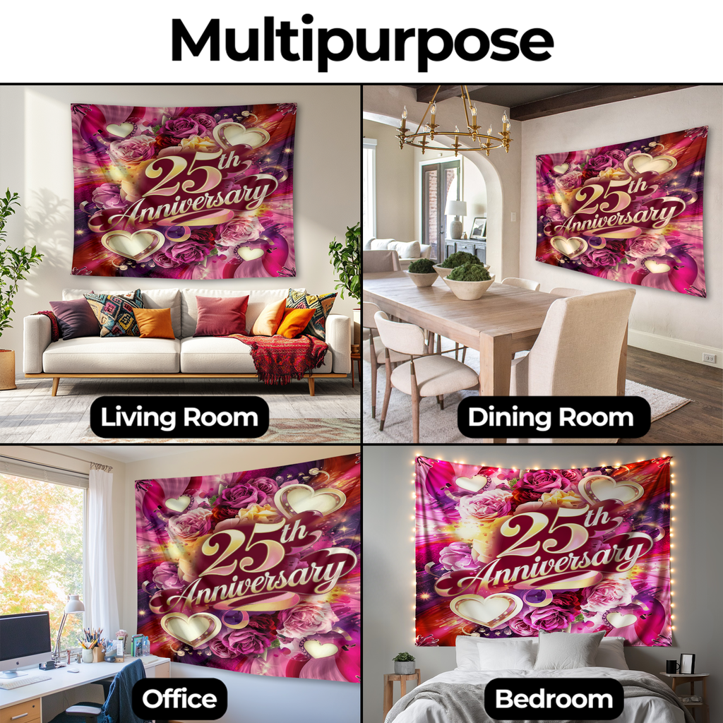 25TH ANNIVERSARY WALL TAPESTRY