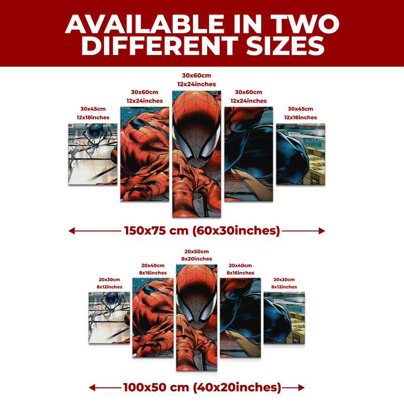 SPIDER-MAN COMIC WALL CANVAS