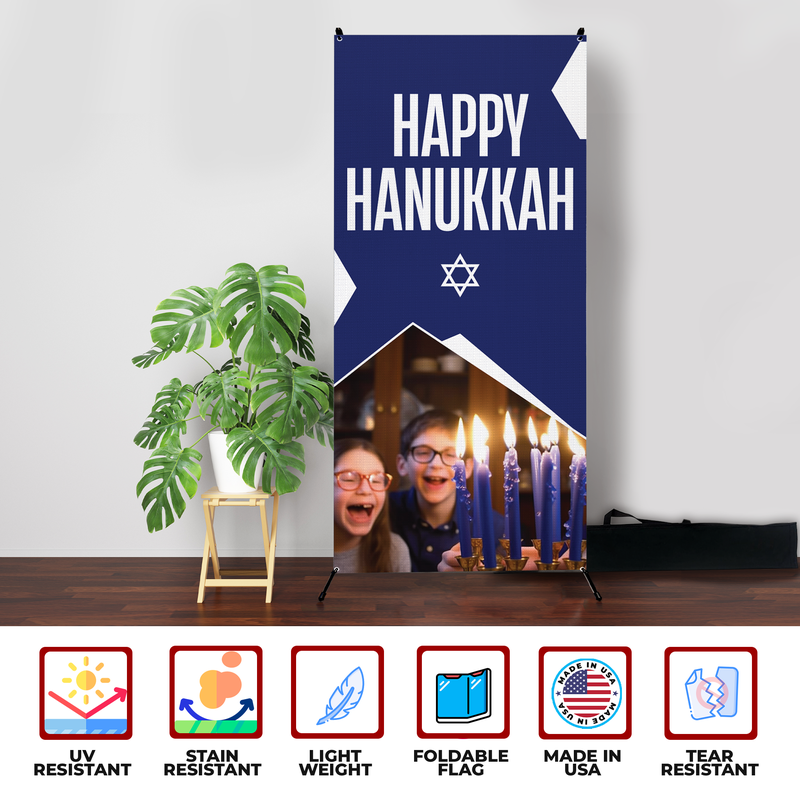 HAPPY HANUKKAH X-BANNER