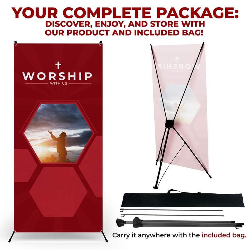 WORSHIP X-BANNER