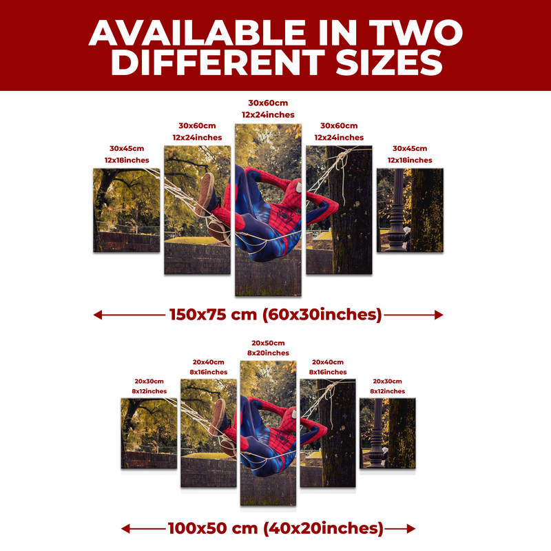 FUNNY SPIDER-MAN WALL CANVAS
