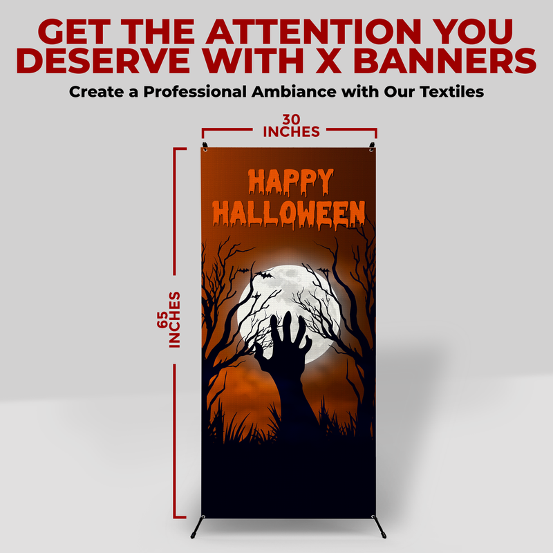 HAPPY HALLOWEEN X-BANNER