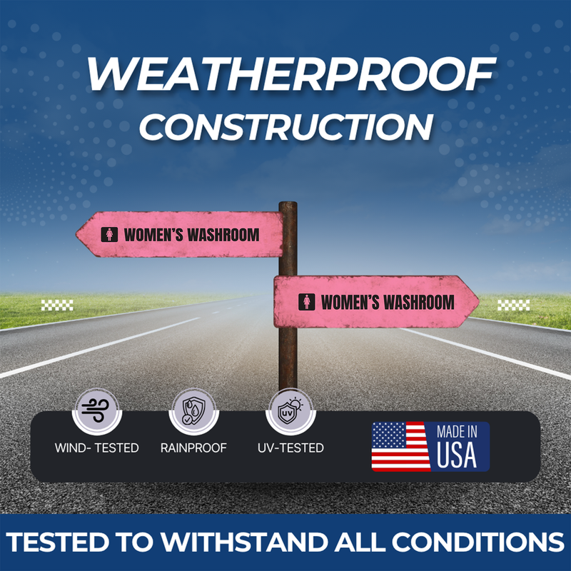 WOMEN'S WASHROOM SIGN