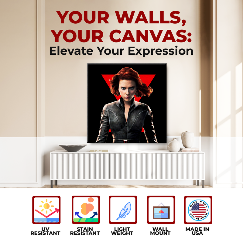 BLACK WIDOW WALL CANVAS DECOR