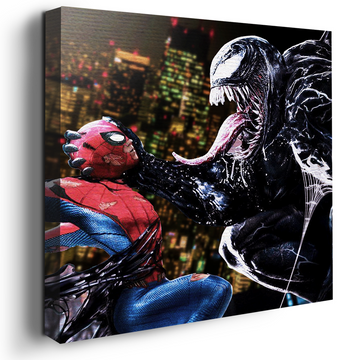 SPIDERMAN VS VENOM WALL CANVAS