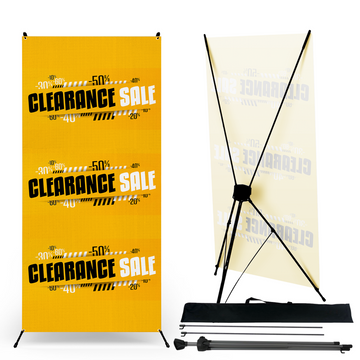CLEARANCE SALE X-BANNER