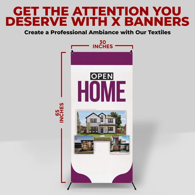 OPEN HOME X-BANNER