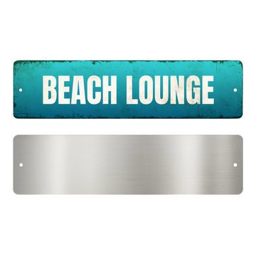 BEACH LOUNGE SIGN