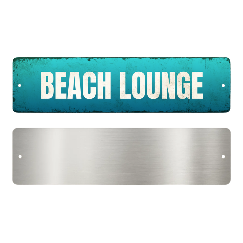 BEACH LOUNGE SIGN
