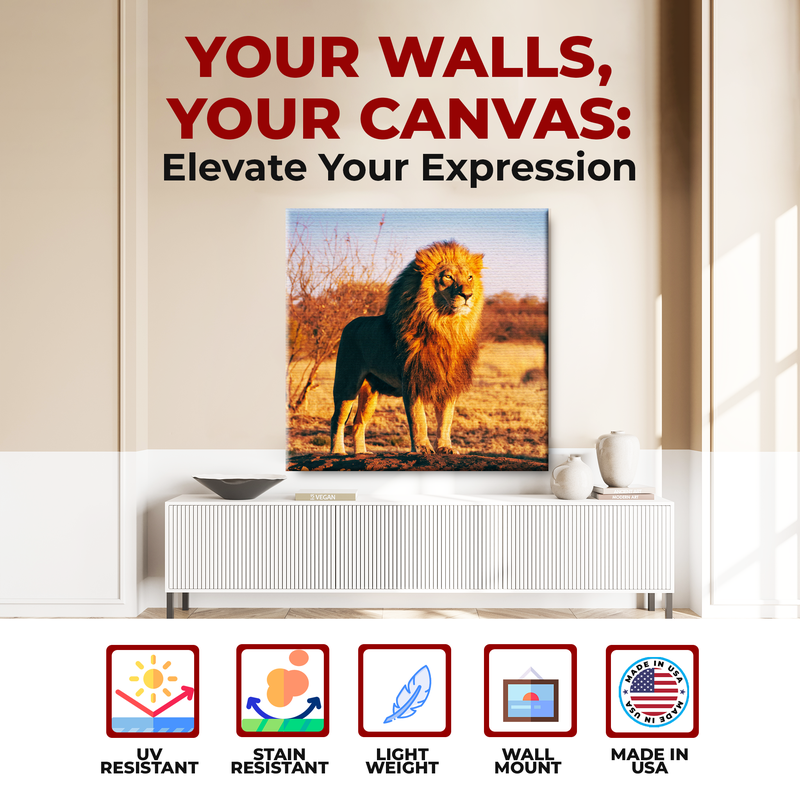 LION CANVAS DECOR