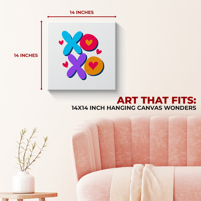 XOXO CANVAS DECOR