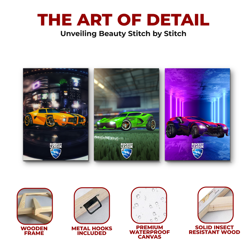 ROCKET LEAGUE CANVAS DECOR